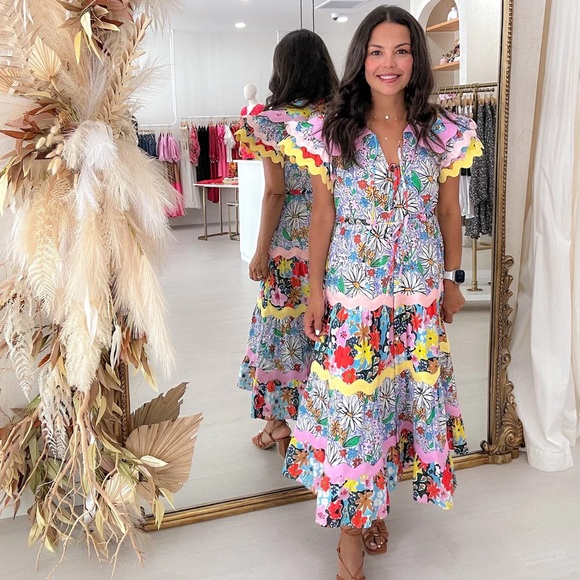 CeliaB/.OLAV.FLORAL.MIDI.DRESS - Picture 7 of 12